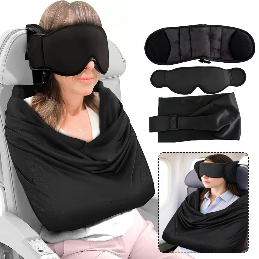 Travel Accessories Long Flight - 3-in-1 Travel Sleep Support Kit Neck