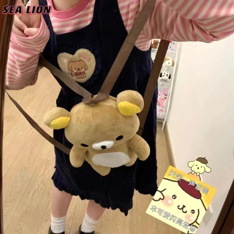 Cute Rilakkuma Plush Doll Back - Travel Accessories As Gifts review and price