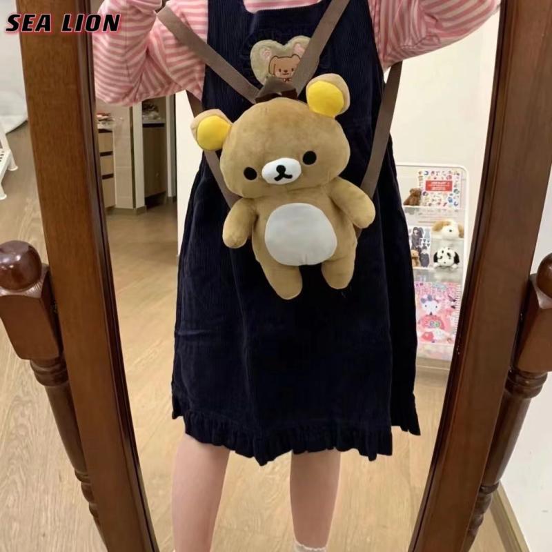 Cute Rilakkuma Plush Doll Back - Travel Accessories As Gifts review and price