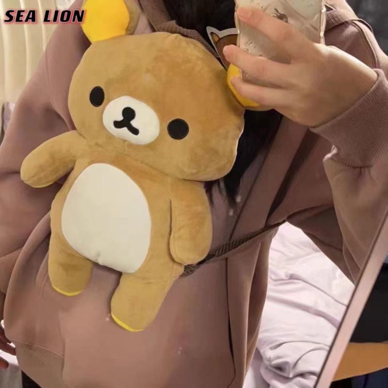 Cute Rilakkuma Plush Doll Back - Travel Accessories As Gifts review and price