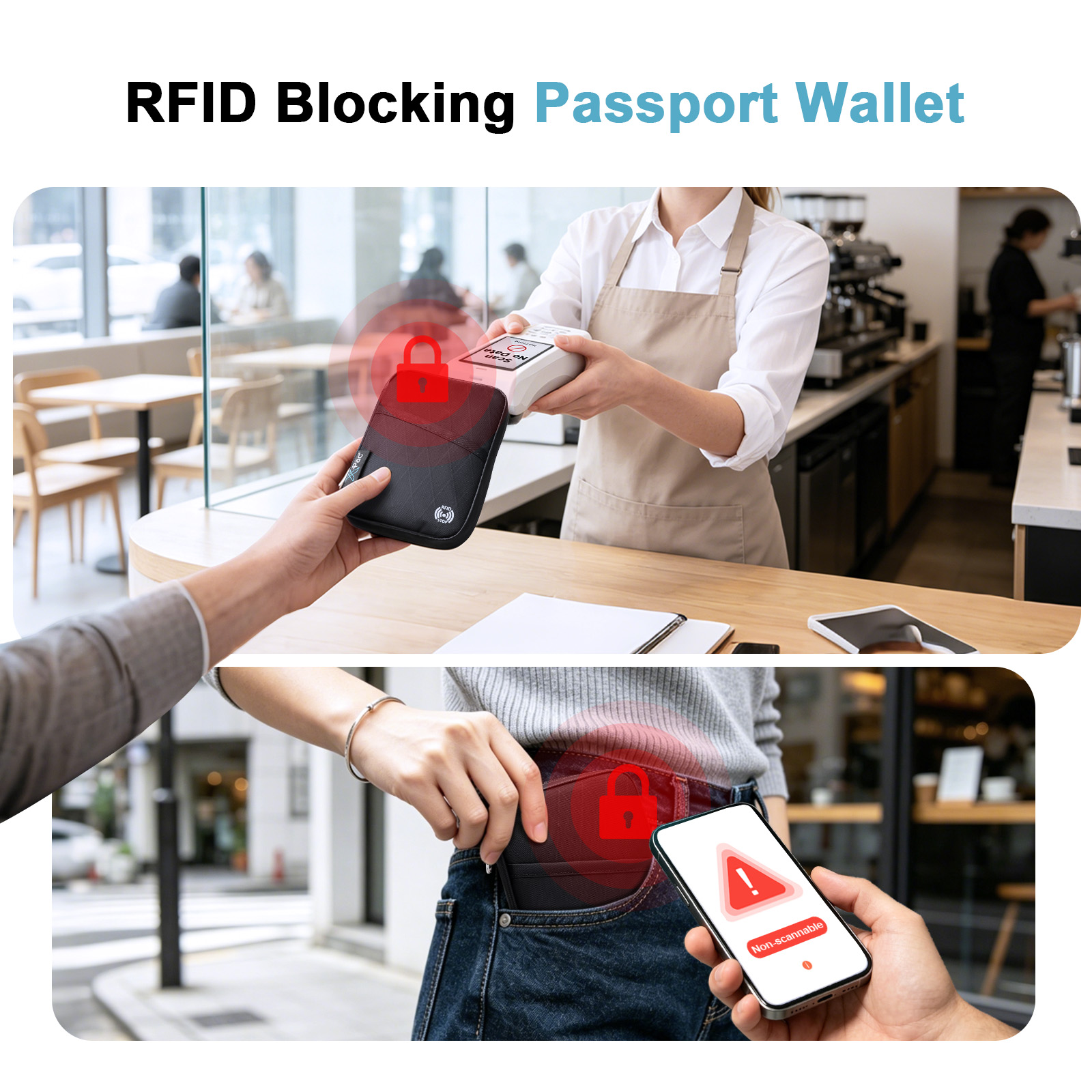 HcanKcan Mini Anti-theft Passp - Travel Accessories Wallet review and price