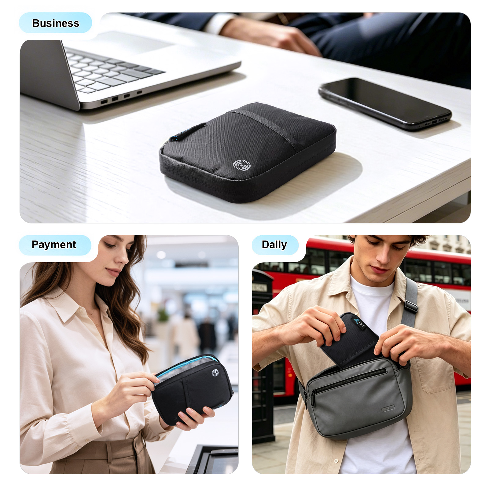 HcanKcan Mini Anti-theft Passp - Travel Accessories Wallet review and price