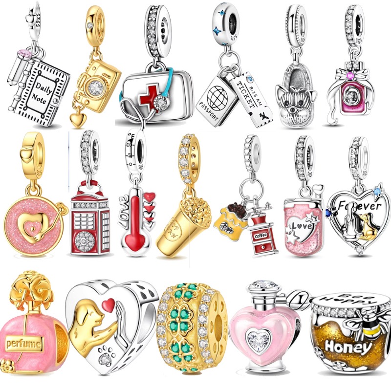 925 Sterling Silver Charm Bead - Travel Accessories Jewelry review and price