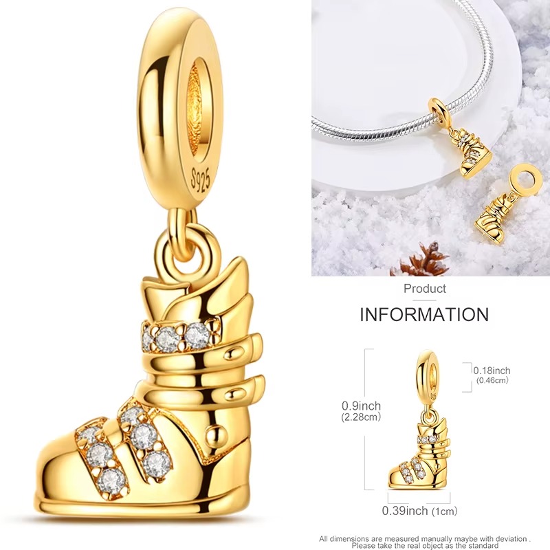 925 Sterling Silver Charm Bead - Travel Accessories Jewelry review and price