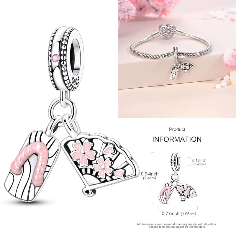 925 Sterling Silver Charm Bead - Travel Accessories Jewelry review and price