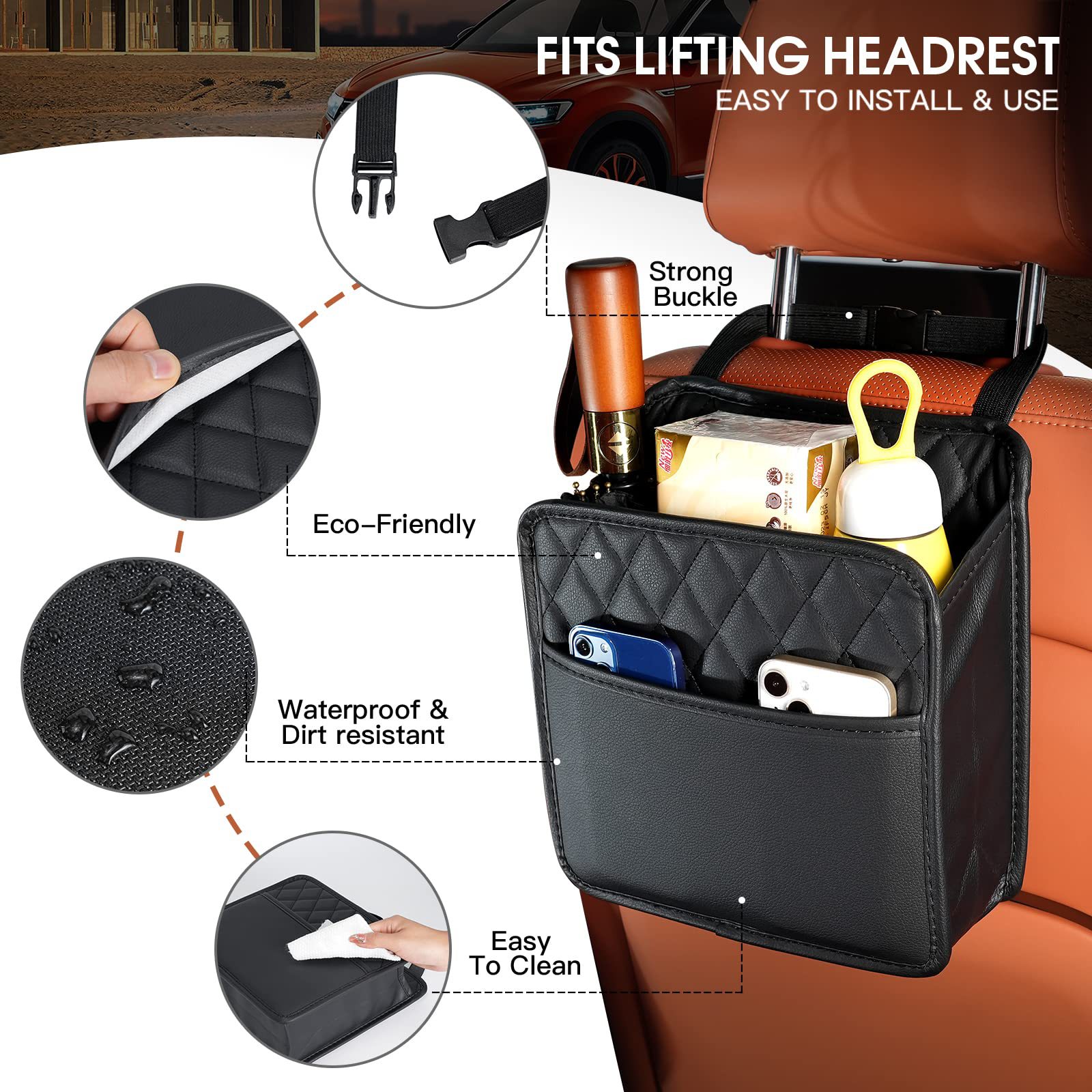 Hanging Storage Pocket Automot - Travel Accessories Organizer Bag review and price