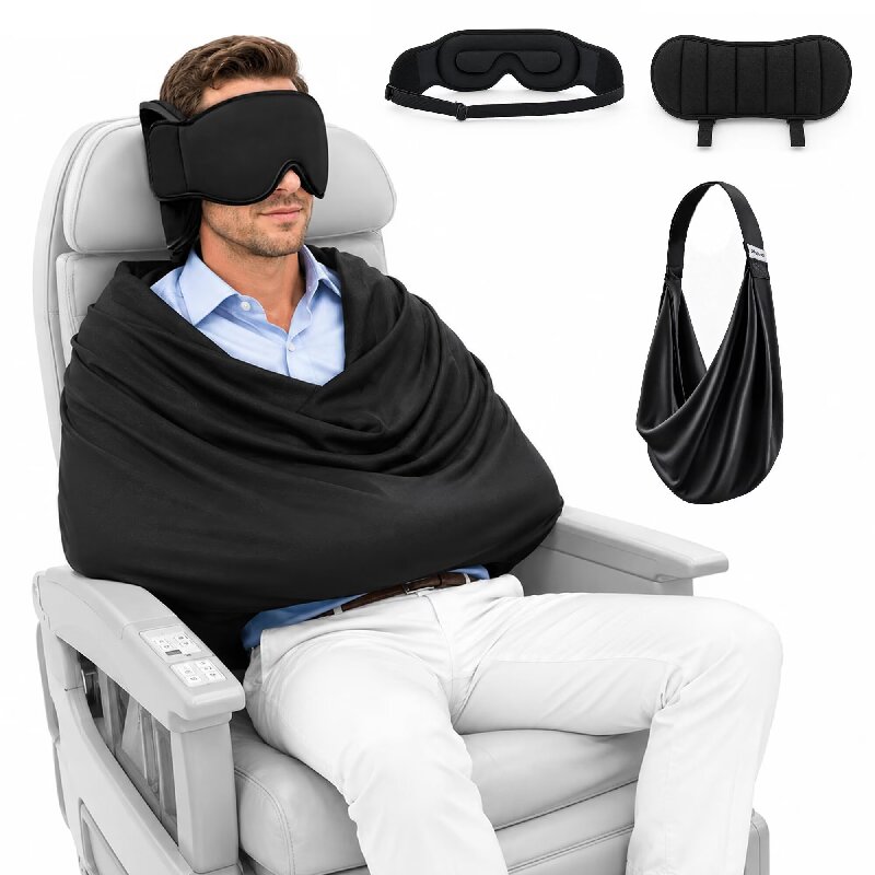 3-in-1 Airplane Sleep Kit Memo - Travel Accessories Long Flight review and price