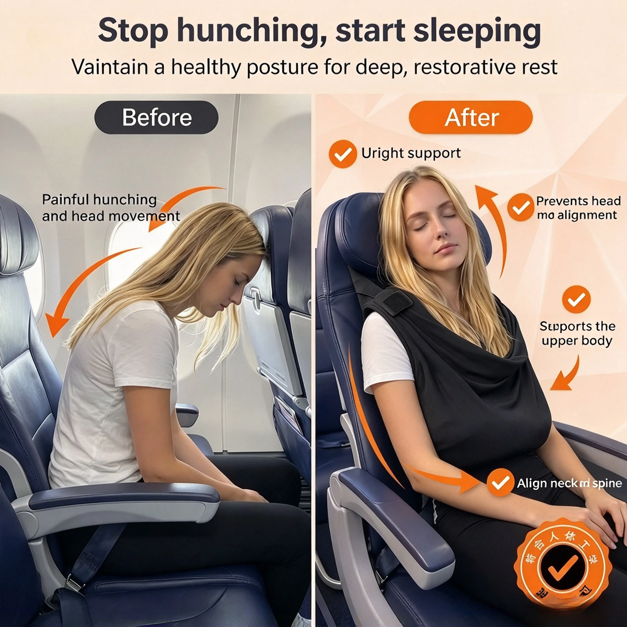 1pc Airplane Sleep Support Sys - Travel Accessories Long Flight review and price