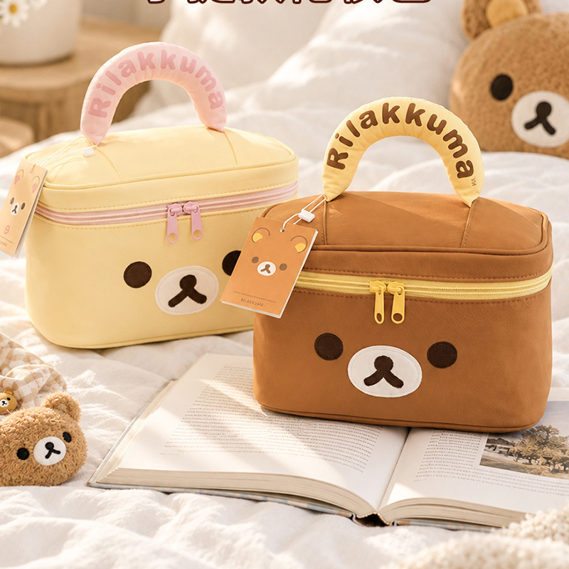 Anime Rilakkuma Makeup Bag Lar - Travel Accessories As Gifts review and price
