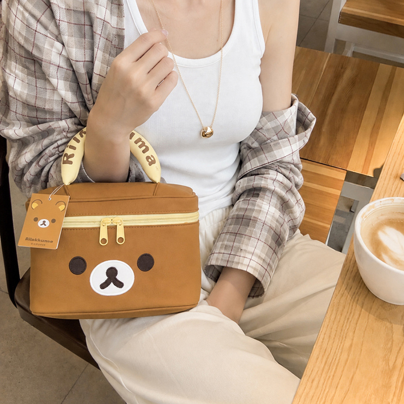 Anime Rilakkuma Makeup Bag Lar - Travel Accessories As Gifts review and price