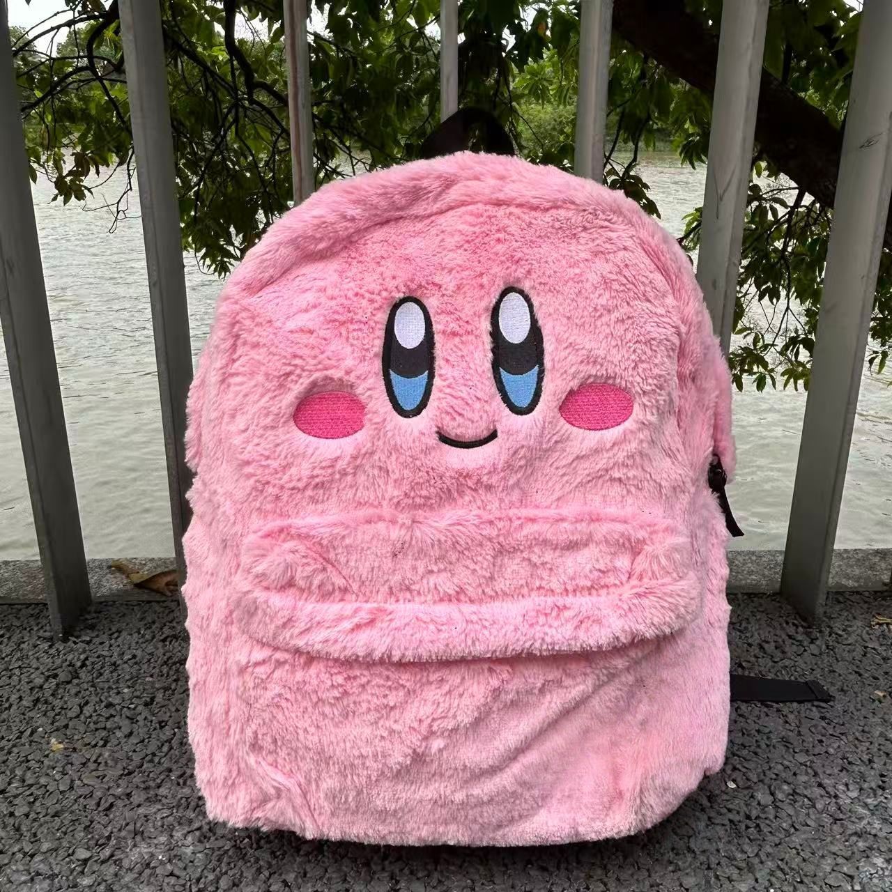 Kawaii Kirby Plush Backpack La - Travel Accessories As Gifts review and price