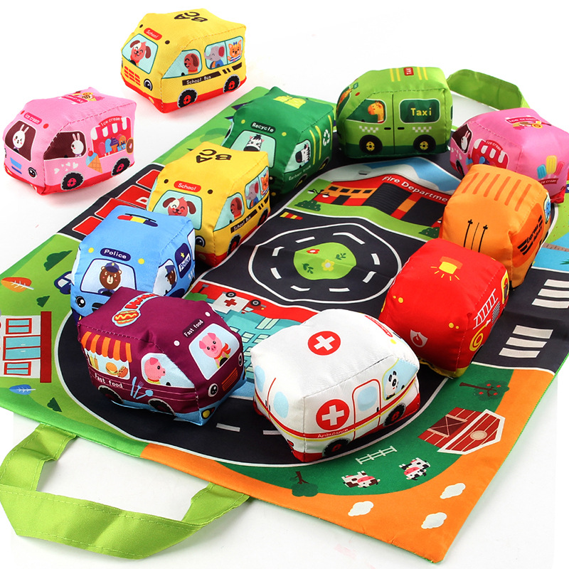 Soft Fabric Car Toy for Babies - Travel Accessories Baby review and price