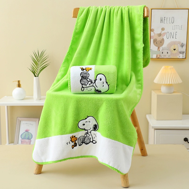 Soft Coral Fleece Snoopy Bath  - Travel Accessories As Gifts review and price