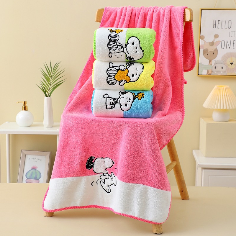 Soft Coral Fleece Snoopy Bath  - Travel Accessories As Gifts review and price